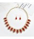 SET538 - Colorful gemstone Necklace Set